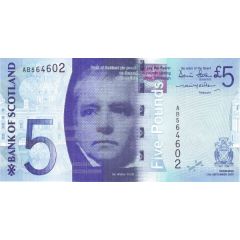 5 Pounds Bank of Scotland