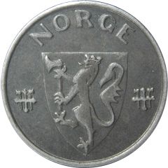 5 Øre - Haakon VII WW2 German Occupation