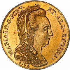 Peça - Maria I Widow veil - Lisboa, Bahia and Rio mints