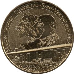 Monnaie de Paris Tourist Token - Saint-Vincent-sur-Jard Maison de Georges Clemenceau - Le Tigre