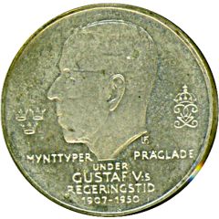 Token - Gustav V Mynttyper