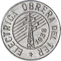5 Centimos- Electrica Obrera del Ter