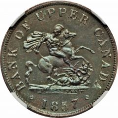1/2 Penny - Bank of Upper Canada