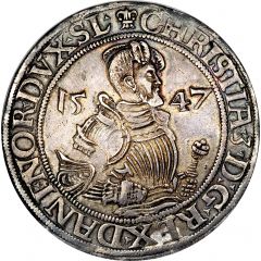 1 Sølvgylden - Christian III Flensborg Mint