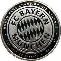 1 Dollar FC Bayern München World Club Championship Winners 2001