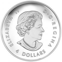 4 Dollars - Elizabeth II Canadian Wolf, 1⁄2 oz