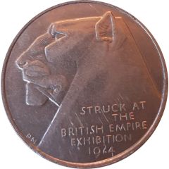 Medal - British Empire Exhibition 1924 - Lion