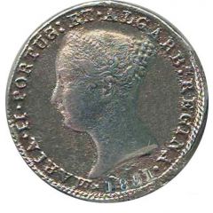 RUPIA DE GOA - Maria II