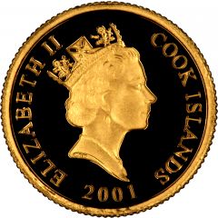 5 Dollars - Elizabeth II James Cook