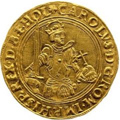 1 Gold Real - Charles V
