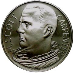 Token - Man`s Flight into Space Malcom Scott Carpenter