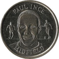 Token - Official England Squad 1996 Paul Ince