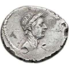 Denarius - Julius Caesar L•MVSSIDIVS•LONGVS