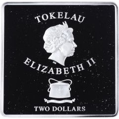 2 Dollars - Elizabeth II The Dresden Triptych: 2/3
