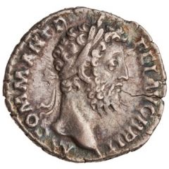 Denarius - Commodus FORTVNAE MANENTI C V P P, Fortuna