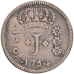 150 Réis - José I Curved Zones, Province of Minas Gerais, Rio de Janeiro Mint