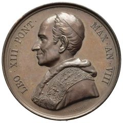 Medal - Leo XIII Opening Vatican Secret Archive