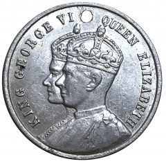 Medallion - George VI and Elizabeth Coronation