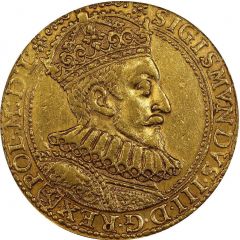 10 Ducats Portugał koronny) - Sigismund III Vasa (Malbork mint
