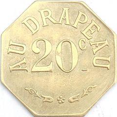 20 Centimes - Au drapeau Paris