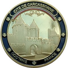 Jeton touristique - La Monnaie du Patrimoine - Occitanie - Cité de Carcassonne