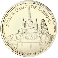 Token - Les plus beaux tresors du patrimoine de France Notre-Dame de Lourdes