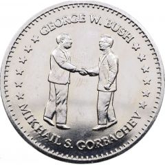 Medal - Bush & Gorbachev meeting