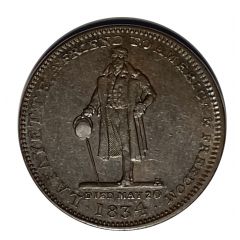 Hard Times Merchant Token - Clark and Anthony – Jewelers and Watchmakers Providence, Rhode Island