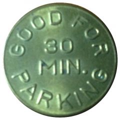 Parking Token - Salisbury Street Deck Raleigh, North Carolina