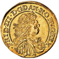 1 Ducat - Frederik III