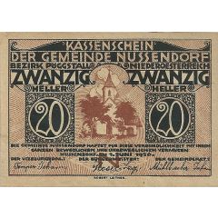 20 Heller Nussendorf-Artstetten