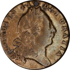 Spade Guinea Gaming Token - George III Tenby Street