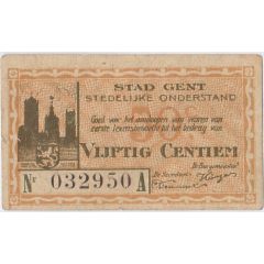 50 Centimes Ville de Gand