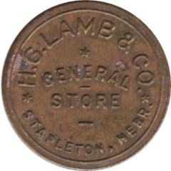 5 Cents - H. G. Lamb and Company General Store Stapleton, Nebraska