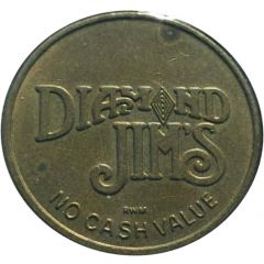 Token - Diamond Jim`s No Cash Value