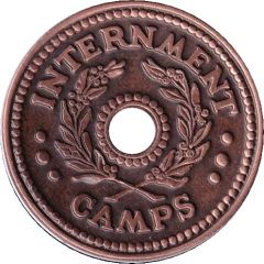 Medal - 5 Shillings - Hay Internment Camp Replica
