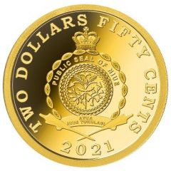 2 Dollars 50 Cents - Elizabeth II Great Wall of China