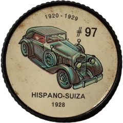 Token - Jell-O #97, Hispano-Suiza
