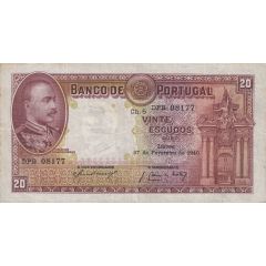 20 Escudos 5th. print