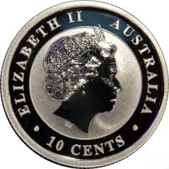 10 Cents - Elizabeth II 4th Portrait - Koala - Silver Bullion Coinage