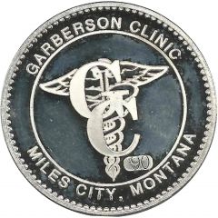 1 oz Silver Garberson Clinic, Miles City, Montana