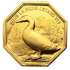 Token - Vœux les plus vifs Sous la pluie l’étang vit
