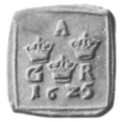 1 Öre - Gustav II Adolf Säter or Nyköping mint, pattern strike