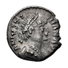 1/4 Siliqua - Athalaric / In the name of Justinian I, 527-565 Ravenna