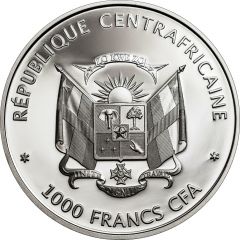 1000 Francs CFA Wildlife Protection - Central African Red Colobus