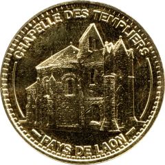 Monnaie de Paris Tourist Token - Pays de Laon Chapelle des Templiers