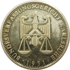 Medal - Bundesrepublik Deutschland Bundesverfassungsgericht Karlsruhe