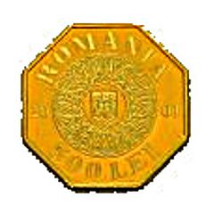 500 Lei History of Gold - Treasure of Pietroasa - two medium gold clips