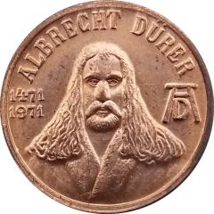Medal - Albrecht Dürer 500 anniversary, Nürnberg