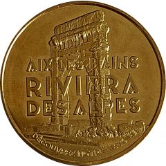 Jeton touristique - Monnaie de Paris - Aix Les Bains - Riviera des Alpes